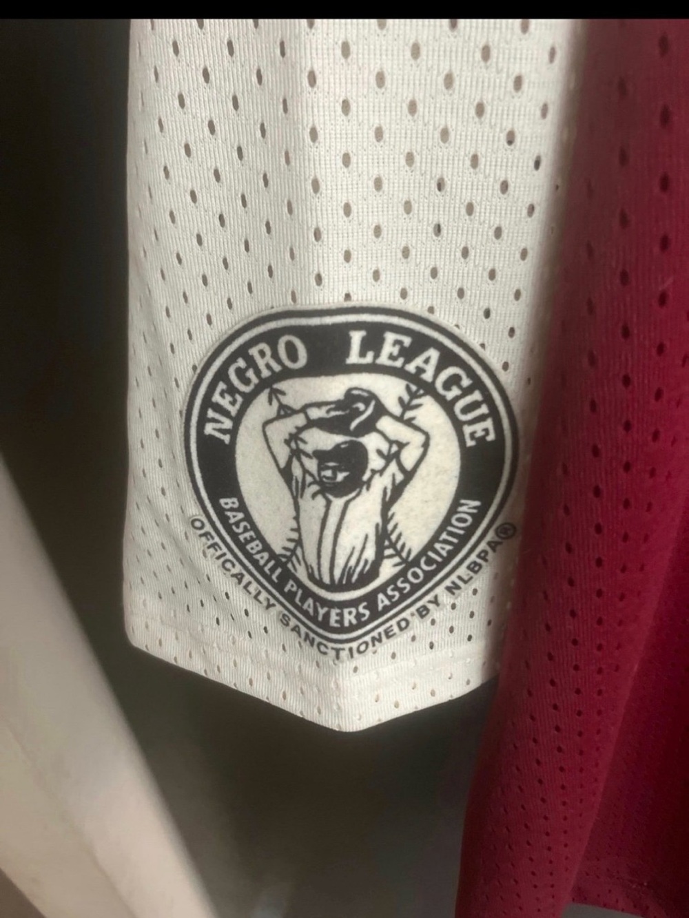 Negro Leagues Maroon & Cream Baseball Jersey - Picture 2 of 4